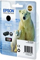 _Epson_26_Black T2601  Epson_XP-600 /605/700/800